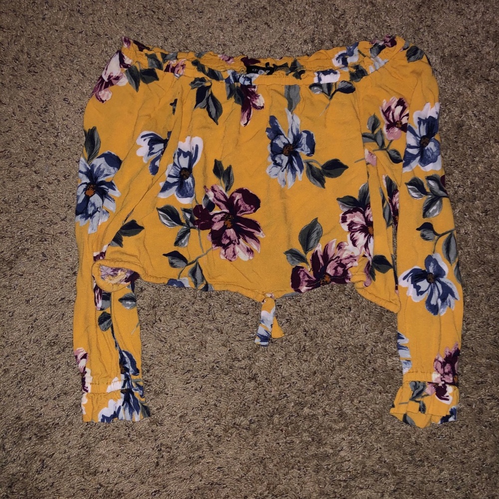 Floral crop top
